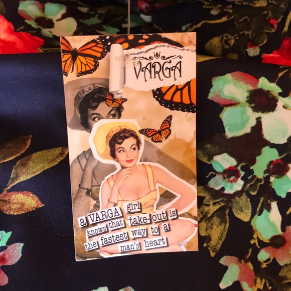 Varga Endless Floral Marilyn dress pinup retro fun - Picture 7 of 8